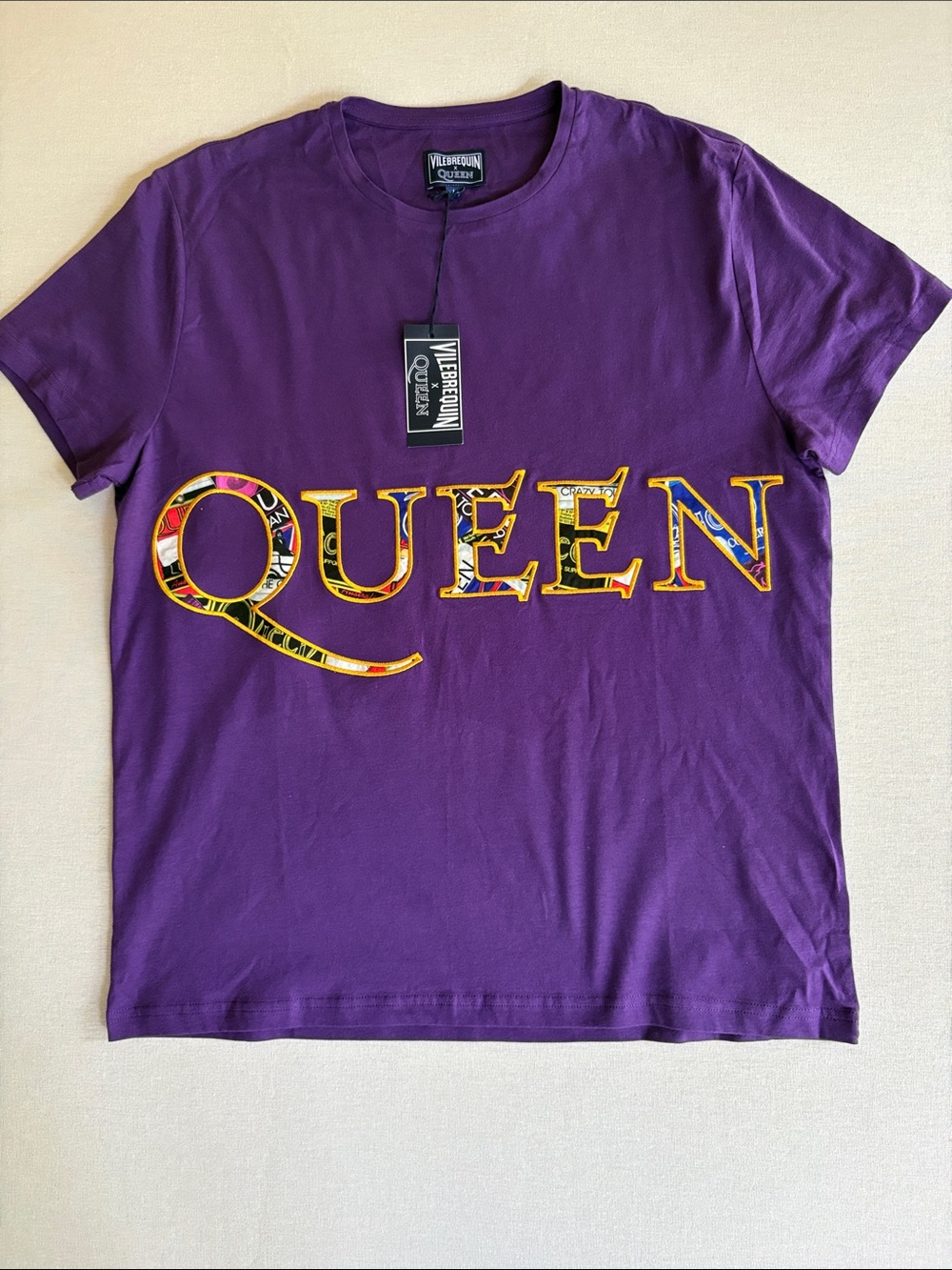 NWT Vilebrequin X Queen Band T Shirt size large
